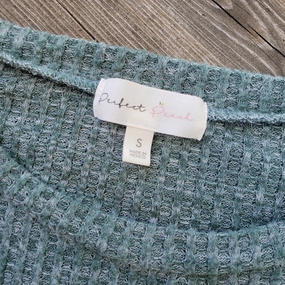 Perfect Peach | Waffle Knit Loungewear Set - Picture 4 of 4